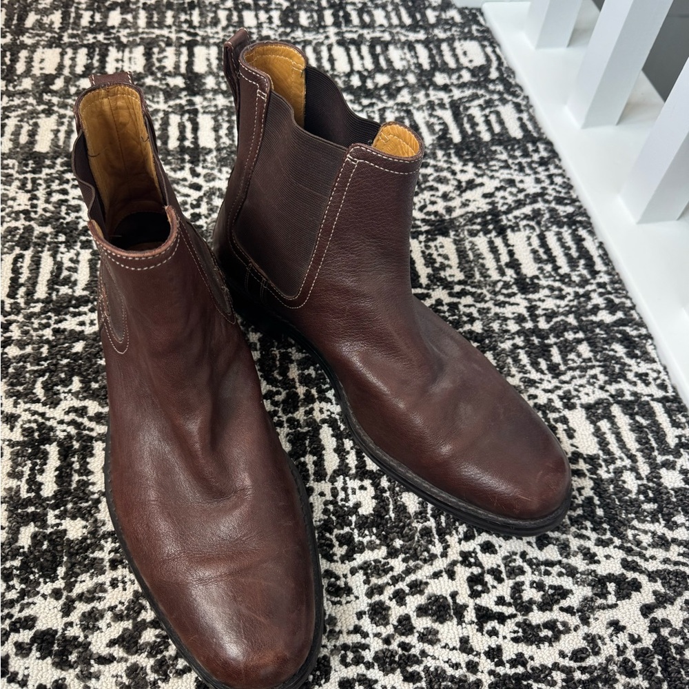 Cole Haan Rich Brown Leather Chelsea Boots